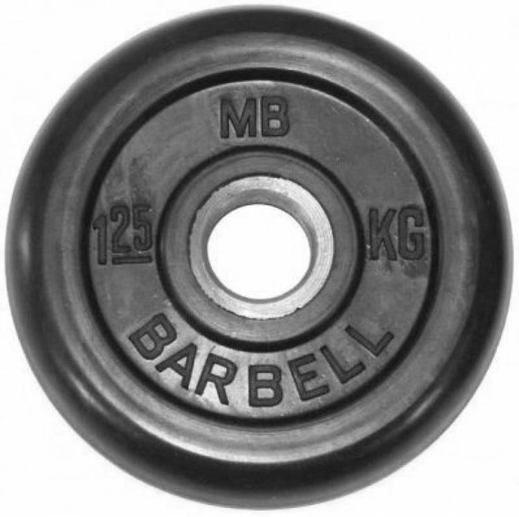 Barrbell Диск обрезиненный  (металлическая втулка) 1.25 кг / диаметр 51 мм