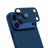 CarbonShield Pro LensGuard - зашитная накладка на камеры для iPhone 17 Pro Max Blue