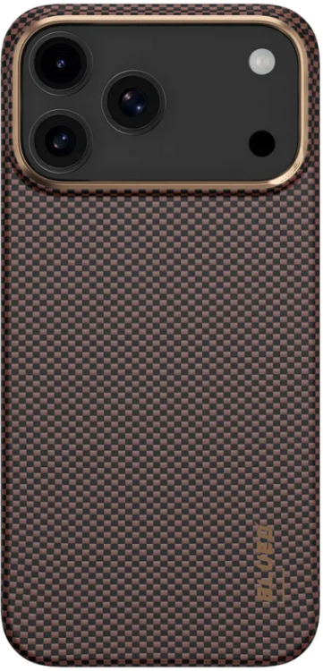 BlueO чехол для iPhone 17 Pro Max, Air Aramid fiber | Kevlar |  Совместим с MagSafe | 600 | Gold