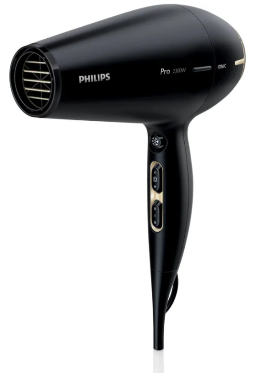 Фен Philips HPS920/00 | 2300Вт, количество режимов нагрева: 4, количество скоростей: 6, черный | Global