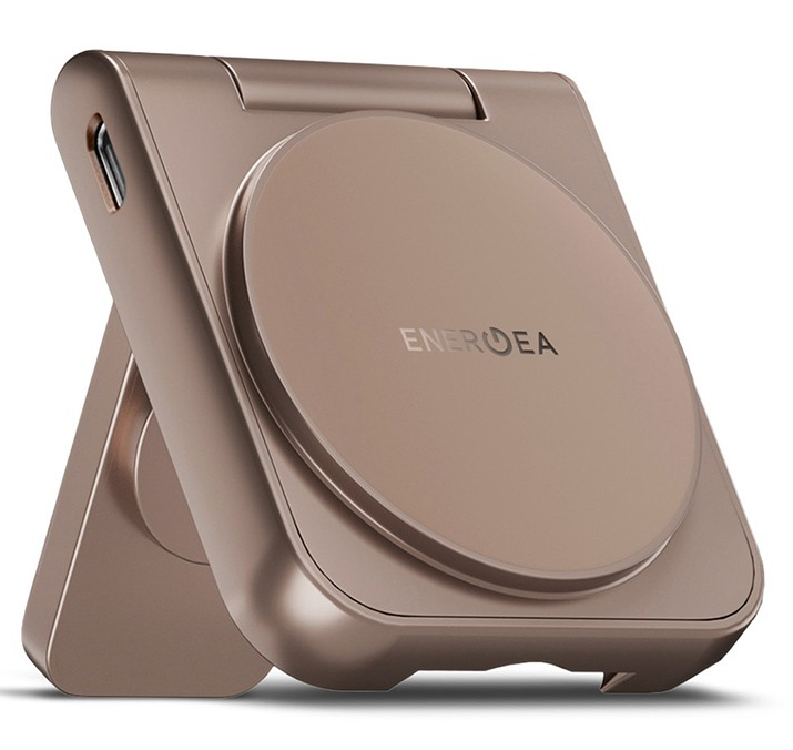 Energea Беспроводное зарядное устройство 2 в 1 | 17.5W | Qi2  | Магнитная | Складная | MagDuo | Gold