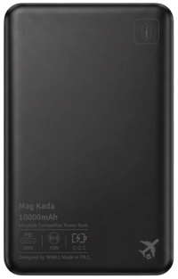 WiWU SA23 Mag Kada Внешний аккумулятор 10000mAh | 15 Вт | Совместим с MagSafe | black 