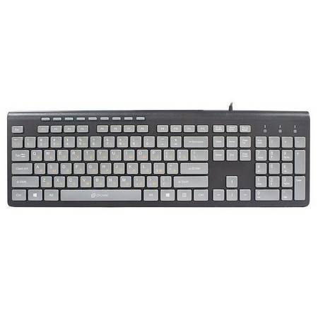 Клавиатура Oklick 480M черный/серый Global