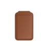 Satechi Подставка-картхолдер Magnetic Wallet Stand магнитная Brown | Материал из натуральной кожи | Встроенный магнит | Вмещает четыре карты