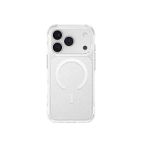 Uniq Чехол для iPhone 17 Pro Max | MagSafe | Прозрачный с блёстками | Ударопрочный | LifePro Xtreme Tinsel Lucent
