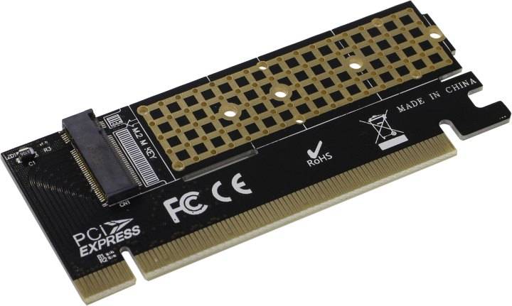 Переходник ExeGate EXE-529 M.2 M Key -> PCI-Ex16 <EX283709RUS>