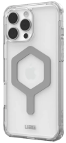 Urban Armor Gear Чехол для iPhone 16 Pro Plyo case с MagSafe, Ice/Silver