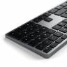 Клавиатура Satechi Slim W3 USB-C Wired Keyboard-RU для Apple iPad. Раскладка - Русская. Цвет- Серый космос.																			