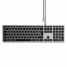 Клавиатура Satechi Slim W3 USB-C Wired Keyboard-RU для Apple iPad. Раскладка - Русская. Цвет- Серый космос.																			
