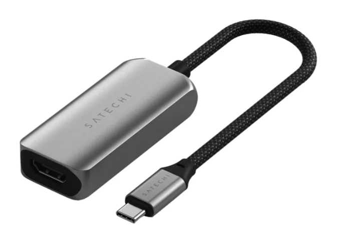 Адаптер Satechi USB-C To HDMI 2.1 8K Adapter. Цвет: серый космос
