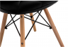 Woodville Деревянный стул Kvadro 1 black wood | Ширина - 44; Глубина - 51; Высота - 84 см