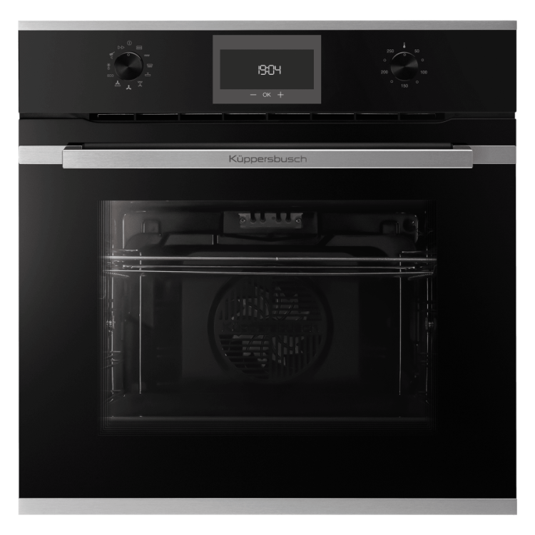 Kuppersbusch Встраиваемый Духовой шкаф B 6330.0 S1 Stainless steel | Количество режимов работы: 8 | Количество стекол дверцы: 3 | Тип дисплея: TFT дисплей | Очистка духовки: EcoClean | 59.5х59.5х55.9 см