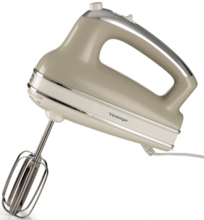 Ariete Миксер ручной Vintage | Мощность: 450 Вт | 5 скоростей + функция Turbo | 2 Венчика | 00C154803AR0