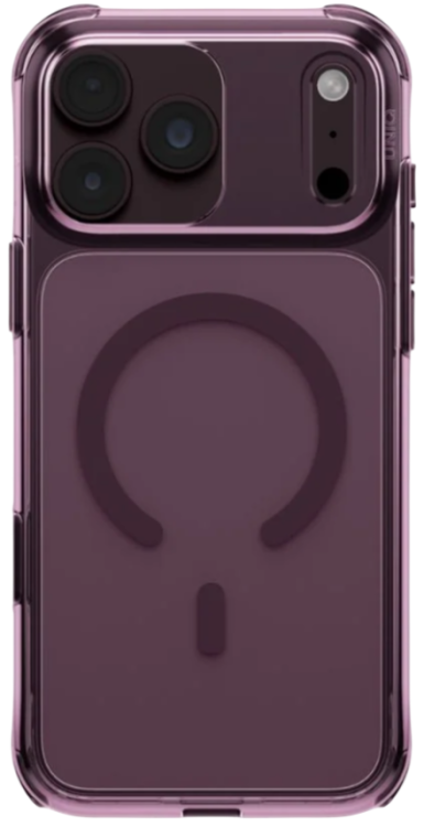 Uniq Чехол для iPhone 18 Pro с поддержкой MagSafe | LifePro Xtreme Deep Burgundy