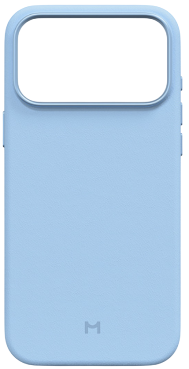 Magssory чехол для iPhone 18 Pro Max | Совместим с MagSafe | Blue, экокожа