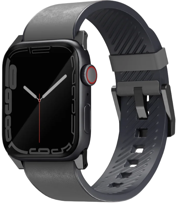 Uniq Straden Ремешок Гибридный для Apple Watch 49 | 45 | 44 | 42 мм, Gray
