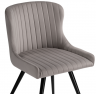 Woodville Кресло крутящееся Хабри серый / черный глянец | Ширина - 50; Глубина - 56; Высота - 76 см