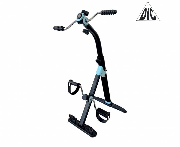 Велотренажер двойной DFC B812 dual bike/ механический/ 42х50х95 см/ до 100кг/ для реабилитации/ для пожилых/ для похудения/ для рук и ног/ вертикальный
