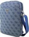 Guess Сумка для планшета до 10" | 25 х 20 х 5 см | Регулируемый наплечный ремень (до 140 см) | Внутренний карман для планшета | Страна бренда: США | 4G Bag with Triangle metal logo, Blue