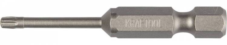 Kraftool 26125-10-50-2, Биты "X-DRIVE" торсионные кованые, Т10, 50мм, 2шт