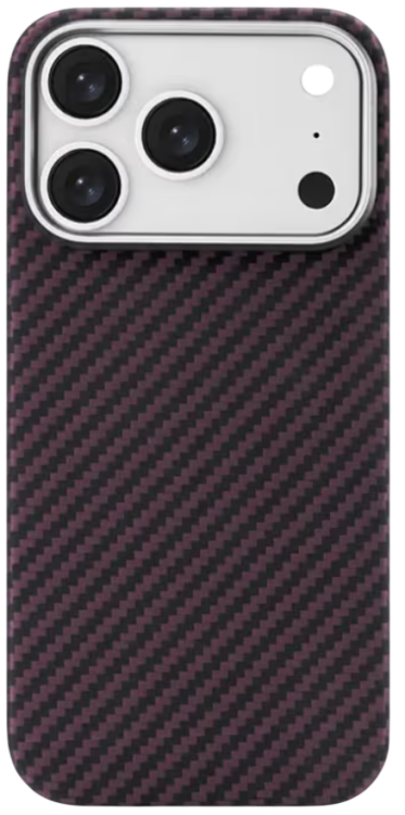 uBear Чехол для iPhone 18 Pro | Ультратонкий | Кевлар | MagSafe | Supreme Case, Burgundy