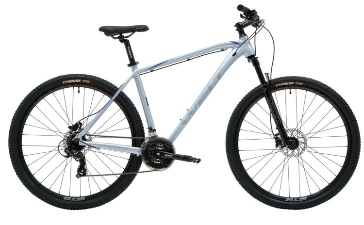 Welt Raven 1.0 HD 27 2024 Light Gre Горный велосипед | Диаметр колеса: 27" | Рост пользователя: 175-180см | Рама: Алюминиевая 18" | Количество скоростей: 21 | Вес велосипеда: 15.4 | Цвет: Light Grey