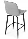 Woodville Полубарный стул "Баодин" крутящийся светло-серый | Ширина - 50; Глубина - 58; Высота - 101 см