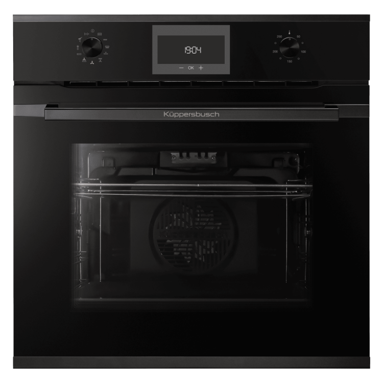 Kuppersbusch Встраиваемый Духовой шкаф B 6330.0 S2 Black Chrome | Количество режимов работы: 8 | Количество стекол дверцы: 3 | Тип дисплея: TFT дисплей | Очистка духовки: EcoClean | 595х595х559 мм