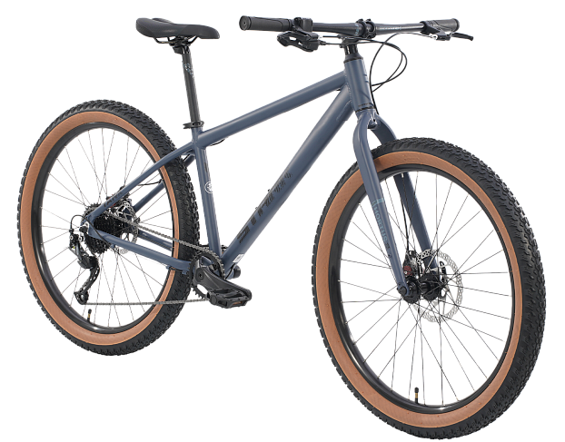 Велосипед Stark'25 Tank 27.3 D+  L/20" | Горный сине-серый матовый  | Диаметр колеса: 27,5" | Размер рамы: 20" | Рост пользователя: 175–190 см | Максимальный вес велосипедиста: 130 кг | Вес велосипеда: 12.7 кг