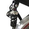 Велотренажер DFC B8302 черн/серебр / до 120кг/ механический/ ременной/ вертикальный/ для квартиры/ для похудения