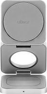 uBear Balance Ultra Беспроводное зарядное устройство 3-in-1 Qi2 | MagSafe | Мощность: 25 Вт | Одновременная зарядка iPhone | Apple Watch | AirPods 