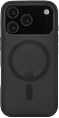 uBear Чехол для iPhone 17 Pro c MagSafe | Усиленный | Silk-touch | Cloud Case, черный