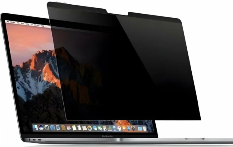 Защитная пленка для Macbook Air 15 (2023-2025), Антишпион | Магнитная | Съемная