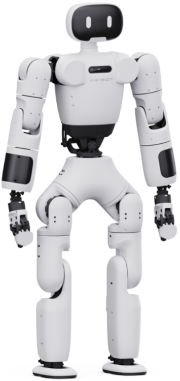 Agibot Гуманоид X2 Ultra |  Высота: 1,31 м | Допустимая нагрузка: 5 кг | Количество степеней свободы: 30 | Функции: распознавание лиц, автономная навигация, распознавание объектов и речи, VR‑управление, обучение ИИ‑алгоритмам