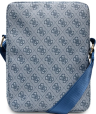 Guess Сумка для планшета до 10" | 25 х 18.5 х 4 см | Регулируемый наплечный ремень | Внутренний карман для планшета | Страна бренда: США |  4G Stripes Bag, Blue