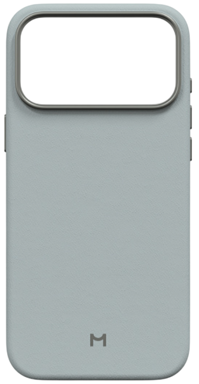 Magssory чехол для iPhone 18 Pro Max | Совместим с MagSafe | Gray, экокожа
