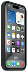 Silicone Case для iPhone 15 Pro с MagSafe | Чехол силиконовый | Black