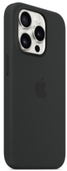 Silicone Case для iPhone 15 Pro с MagSafe | Чехол силиконовый | Black