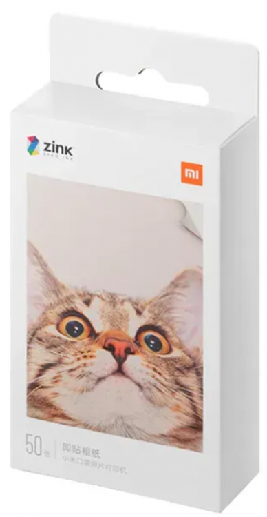 Бумага для фотопринтера Xiaomi Mijia AR ZINK XMKDDYJHT01 50 шт, world