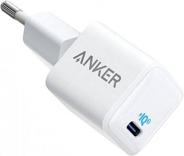 Сетевые зарядные устройства Anker  / Анкер PowerPort III Nano 20W USB-C EU White для Iphone 13,  Iphone 13 Pro,  Iphone 13 Pro Max, Iphone 13 mini / 194644024772