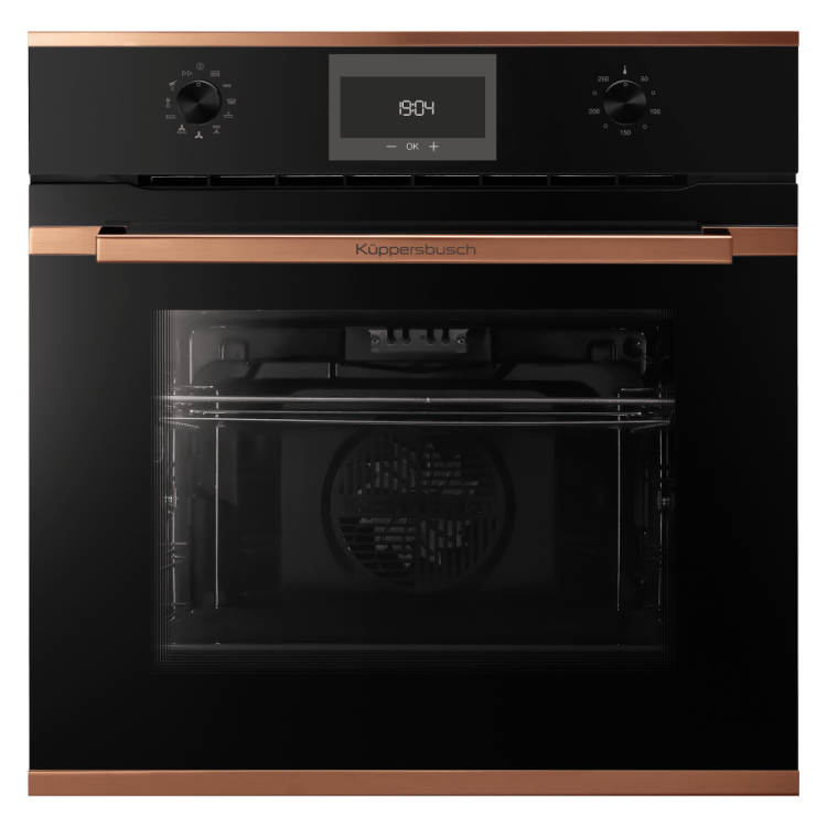 Kuppersbusch Встраиваемый Духовой шкаф B 6330.0 S7 Copper | Количество режимов работы: 8 | Количество стекол дверцы: 3 | Тип дисплея: TFT дисплей | Очистка духовки: EcoClean | 59.5х59.5х55.9 см