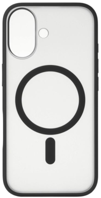 uBear Чехол для iPhone 17 c MagSafe | Усиленный | Silk-touch | Cloud Case, черный