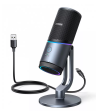 Ugreen микрофон настольный с RGB подсветкой CM769 (35629) Desktop USB Microphone with RGB Lights. Цвет: серый