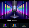 Ugreen микрофон настольный с RGB подсветкой CM769 (35629) Desktop USB Microphone with RGB Lights. Цвет: серый