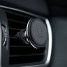 Автомобильный держатель BASEUS Magnetic Air, магнитный, черный, на воздуховод, компактный, кожаный SUGX-A01