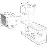 Электрический духовой шкаф Gorenje BO6725E02WG / 77 л, независимый, до 300 °C, гриль, конвекция, класс - A, 59.5 см*59.5 см*56.4 см / Global