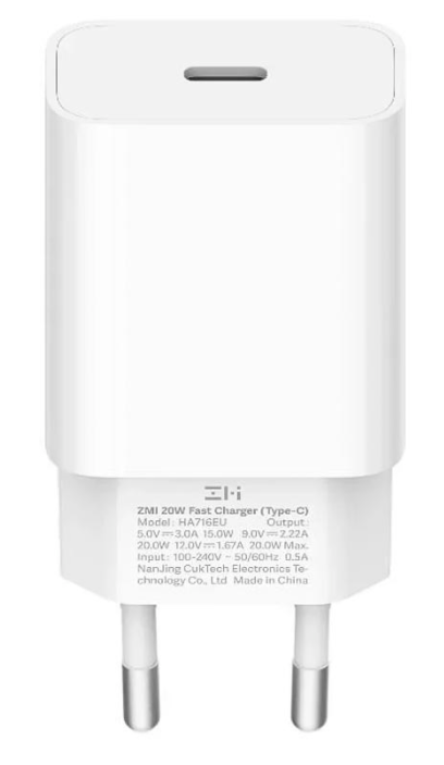 Сетевое зарядное устройство Xiaomi (Mi) ZMI TypeC MFI 20W QC 3.0 PD Apple QC / Зарядное устройство Xiaomi для iPhone 13 Pro / 13 Pro Max