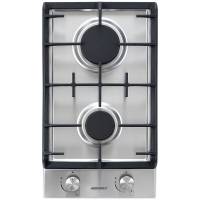 Варочная поверхность NORDFROST HS 3022 X | конфорок - 2 шт, решетки - чугун, панель - нержавеющая сталь, электроподжиг | 10х29.4х51 см