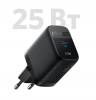 Anker сверхбыстрое зарядное устройство 25w для iPhone 15 Pro Max, c технологией PowerIQ 3.0 | A2642 Black