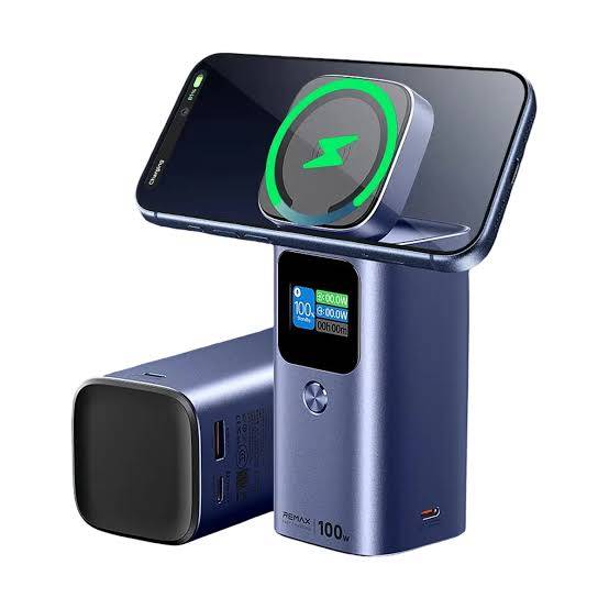 Внешний аккумулятор REMAX JP 339 , магнитный, беспроводной 15000 mAh, быстрая зарядка 100W (ссс)